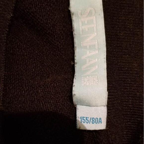 seenfaan Women's oversized (xs) crop long sleeve sweatshirt - Picture 2 of 2